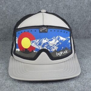 Bigtruck Hat Cap Mens Snap Back Trucker Gray Ski Mountains Snowboard Outdoors